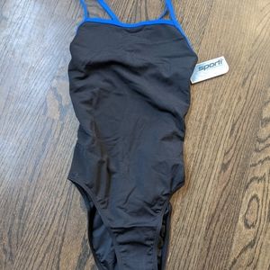 NWT Sporti Pro one piece swimsuit size 36